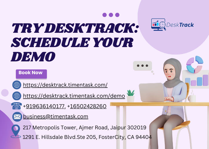 Book a DeskTrack Demo and Revolutionize Your Workflow